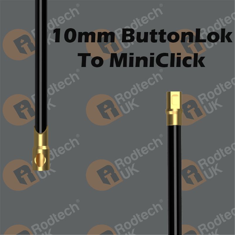 Rod Tech. Click Rod 10mm ButtonLok to Mini Click Converter Rod | Rodtech UK Limited